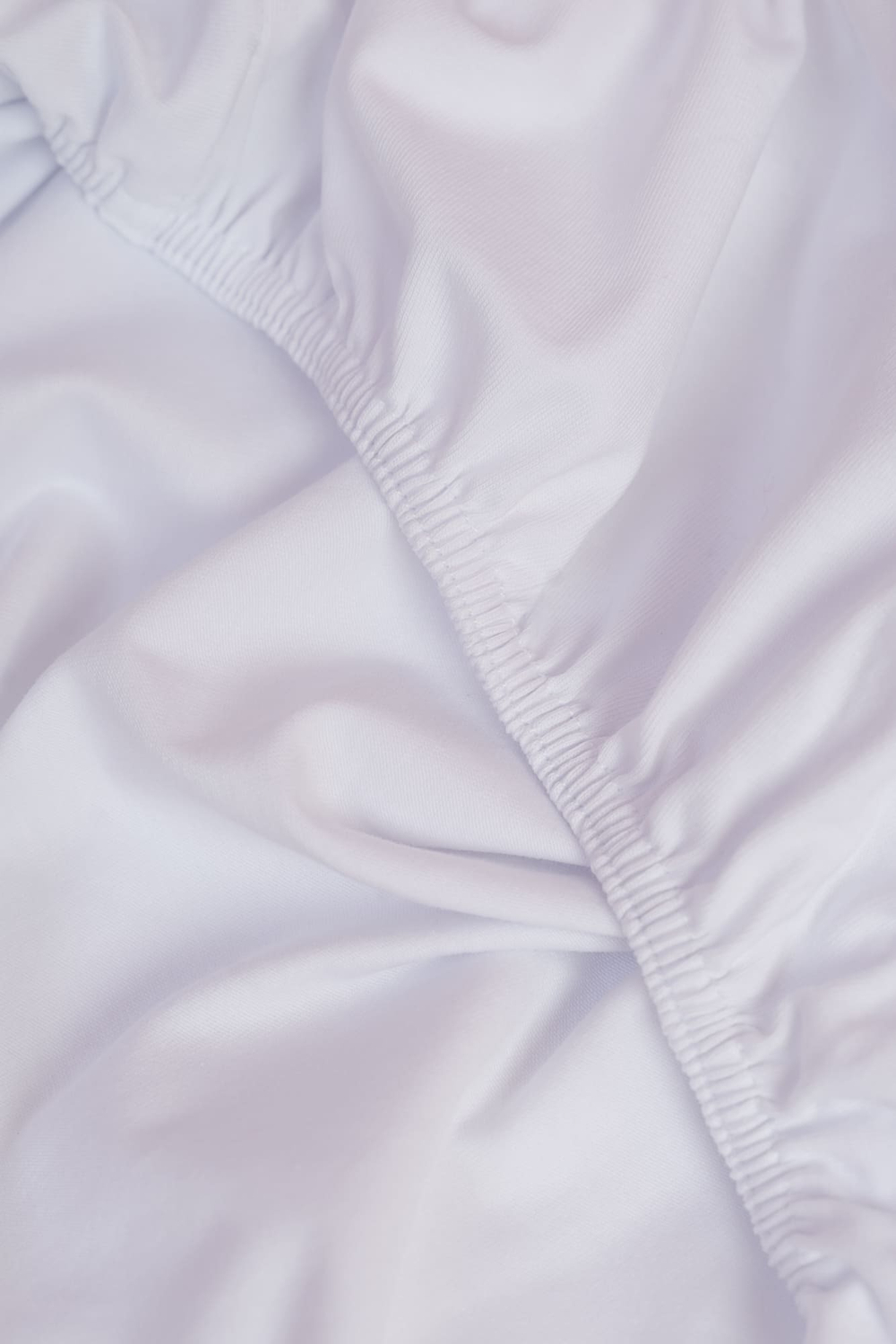 Простыня на резинке 90х200х40 German Grass Noble Traditions Jersey White белая