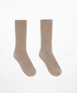 Oysho Классические носки с добавлением кашемира, рыжевато-коричневый