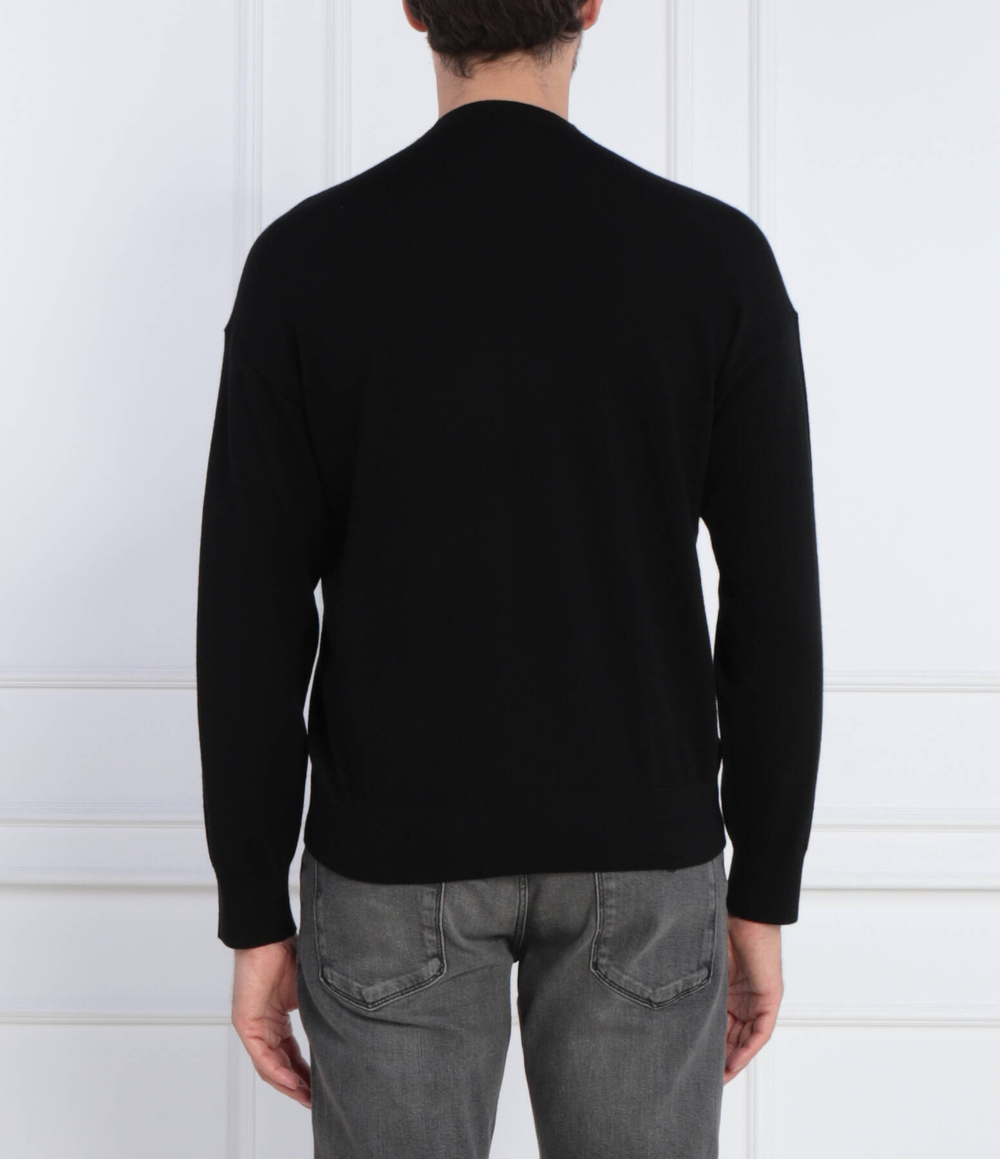 Хлопковая тощая PULLOVER Emporio Armani - черный(6R1MXN 1MNIZ)