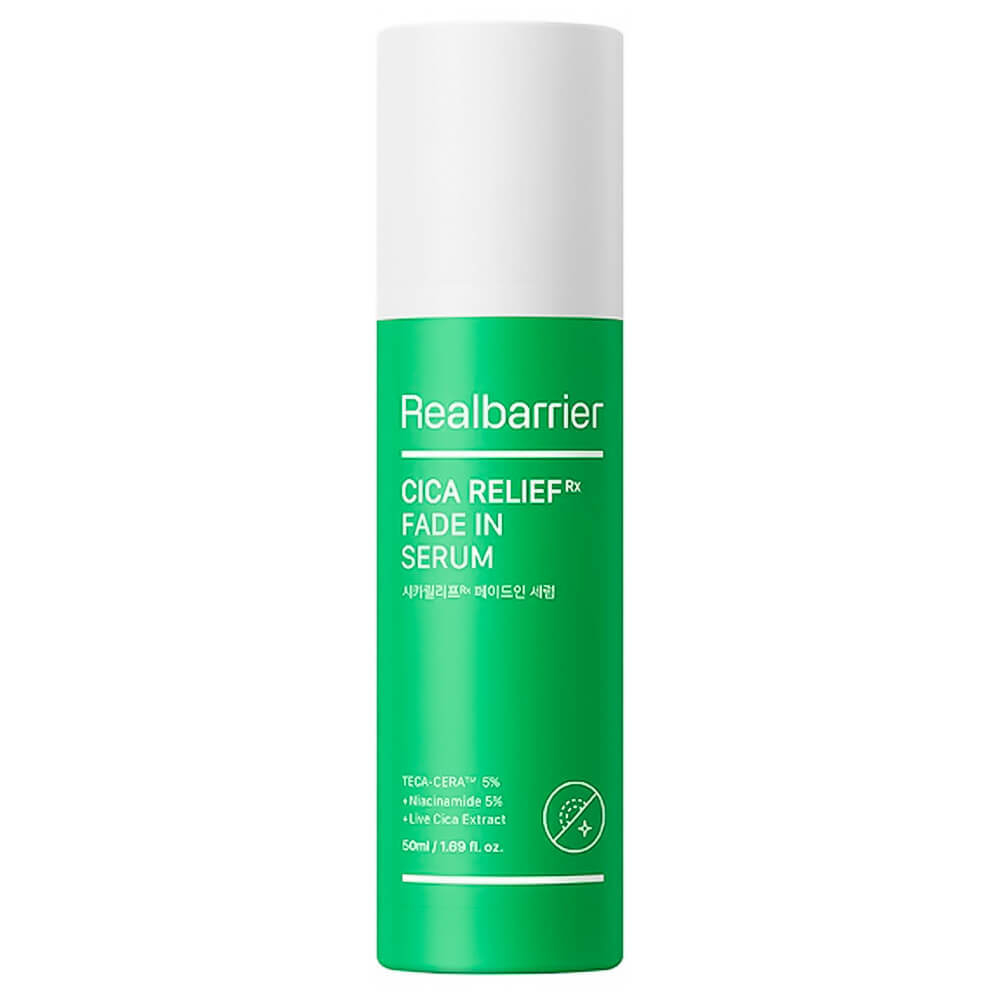 Лёгкая барьерная сыворотка с липосомами Real Barrier Cica Relief Fade In Serum, 50ml