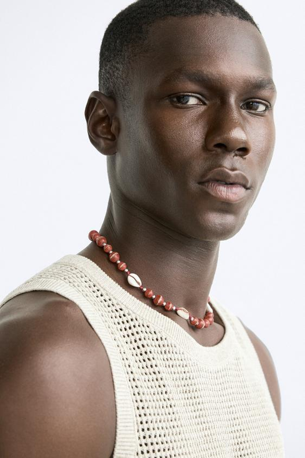 ZARA ОЖЕРЕЛЬЕ ИЗ КОНТРАСТНЫХ БУСИН, РАЗНЫЕ