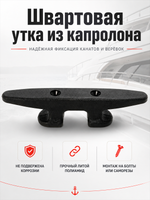Утка пластик. 205 мм черная