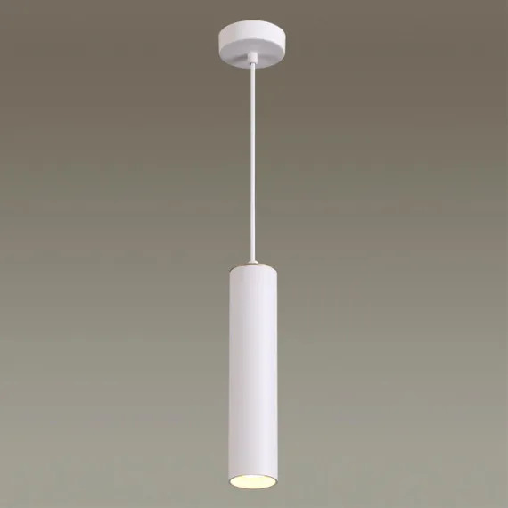 3873/1L HIGHTECH ODL19 000 белый Подвесной светильник GU10 1*50W 220V KIKO