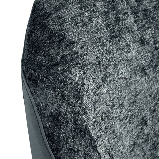 Стул Bruno серый шенилл с экокожей с поворотным механизмом