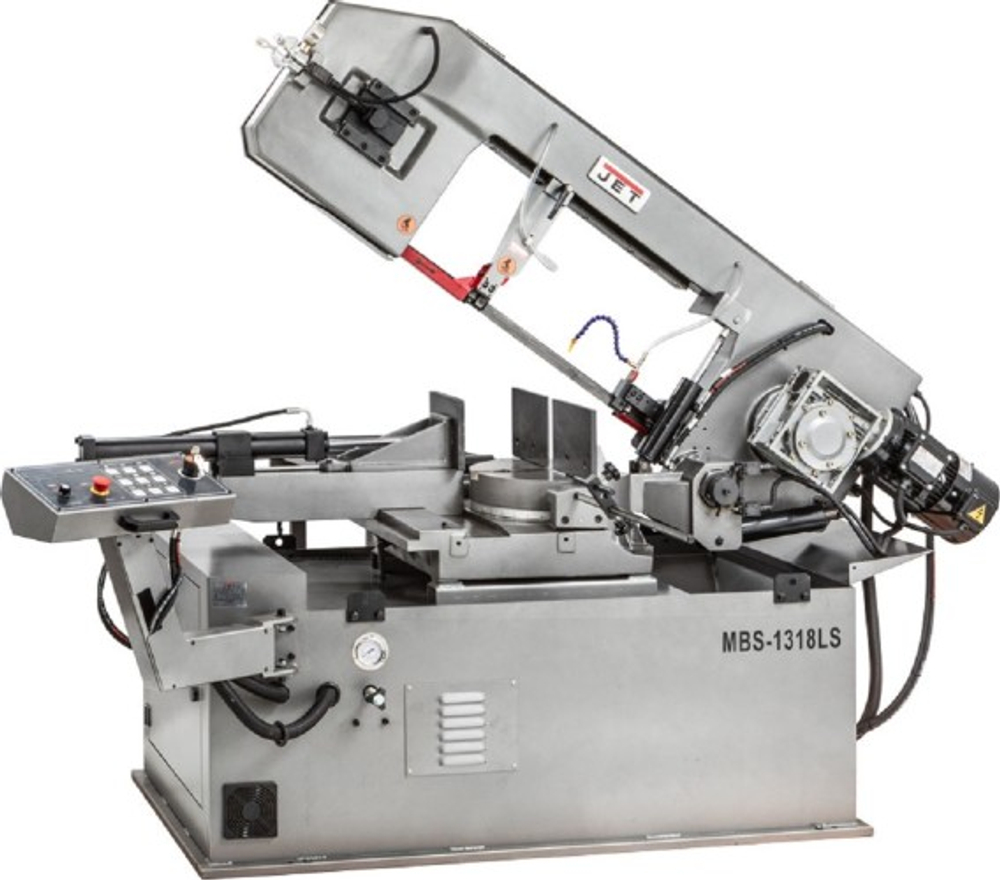 Станок ленточнопильный JET MBS-1318LS 400V, полуавтомат JRM81318T
