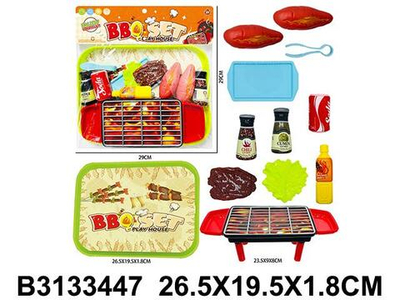 Игровой модуль "Барбекю" с продуктами, пакет QX1015-412