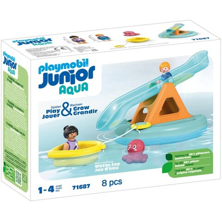 Playmobil - Junior Aqua Плавучий остров с горкой 71687 / артикул   71687  / GTIN 4008789716873