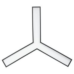 Светильник LED ЭРА Geometria SPO-143-B-40K-056 Igrek 56Вт 4000K 4500Лм IP40 900*80 черный подвесной драйвер внутри