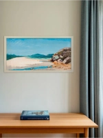 Картина на натуральном холсте настенная интерьерная 33*63 см