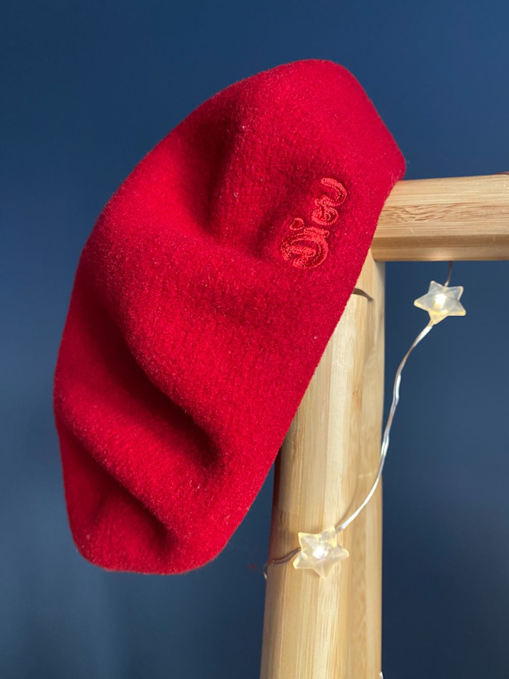 Новый шерстяной берет Christian Dior, 98