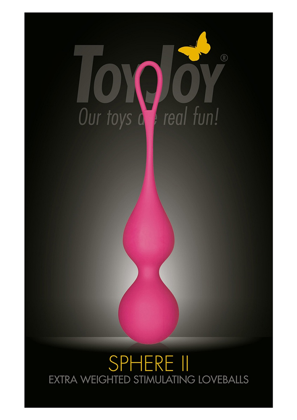 Розовые вагинальные шарики SPHERE II STIMULATING LOVEBALL