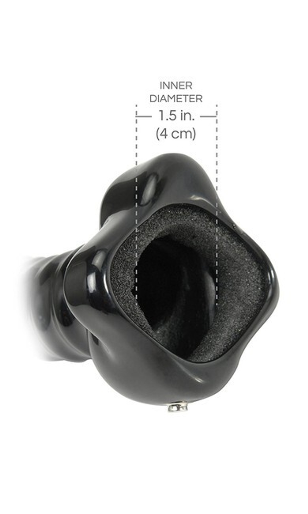 Фаллопротез Cumfu Hollow Strap-On (Цвет: черный)