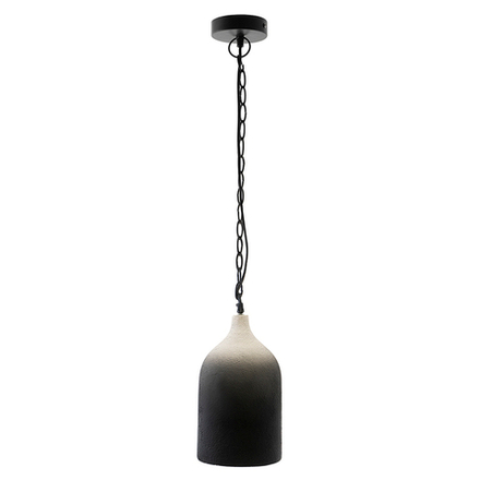 Светильник подвесной Sustainable, Ø22х39 см, черный/белый