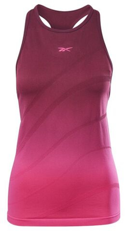 Топ теннисный Reebok United By Fitness Seamless Tank Top W - maroon/pursuit pink
