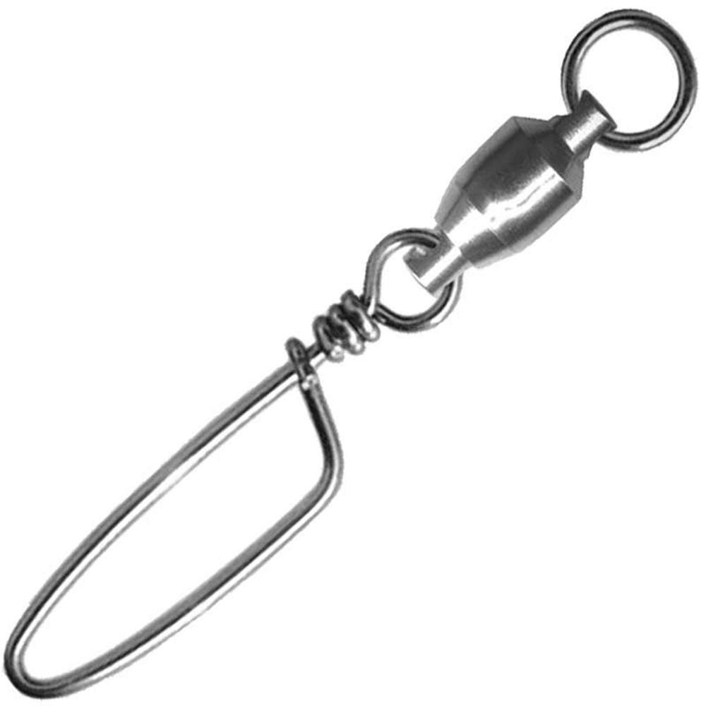 Карабин с вертлюгом для рыбалки SY-3805 №0 (2 упк. по 8 шт.)