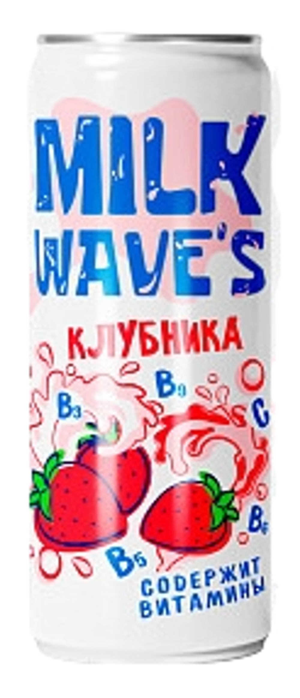 Милк Вэйв'С КЛУБНИКА 0,33/12 ЖБ