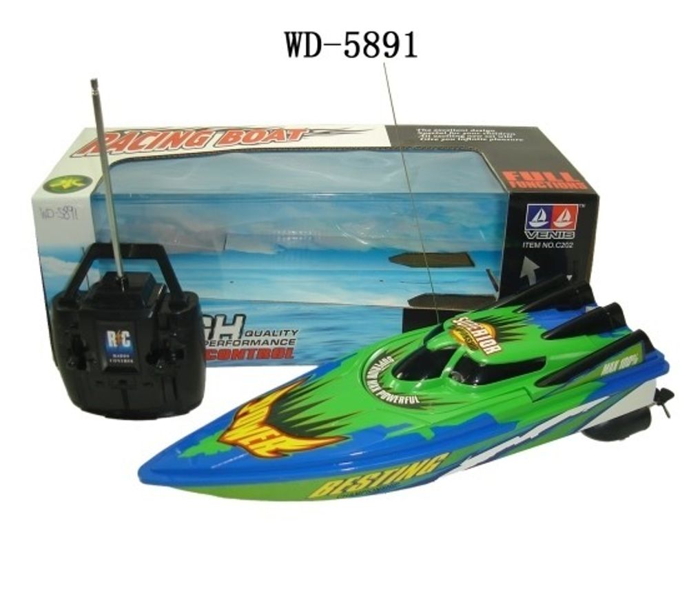 Купить Лодка радиоуправляемая модель гоночная.