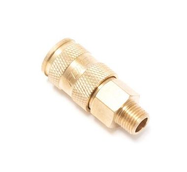 Быстроразъем пневматический с клапаном-наружняя резьба 1/2''(латунь) Forsage F-BSE1-4SM