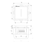 Умный сенсорный диммер (дымчатый) W3443141