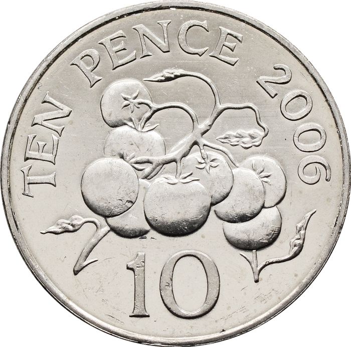 10 пенсов 2006 Гернси