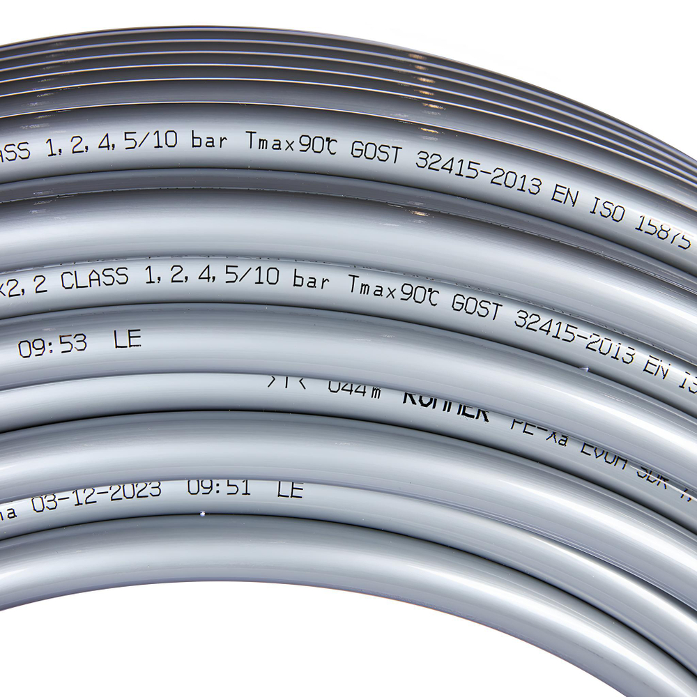 ROMMER 16х2,2 PEX-a EVOH труба из сшитого полиэтилена с кислородным слоем, серая