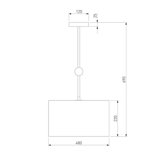 60174/5 / потолочный светильник / латунь
