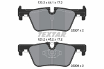 TEXTAR - 2530701-TET - Brake Pad Set, disc brake