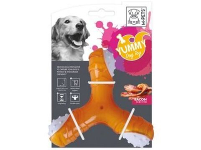 M-PETS Игрушка для собак Ямми, вкус бекона, нейлон 13,4х12,2х3,6 см