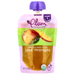 Plum Organics, Органическое детское питание, 1 этап развития, просто манго, 99 г (3,5 унции)