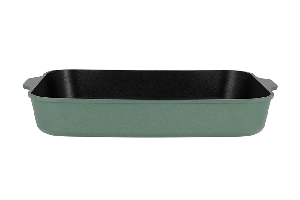 Форма для запекания Agile, зелёная, 34x26x5,5 см