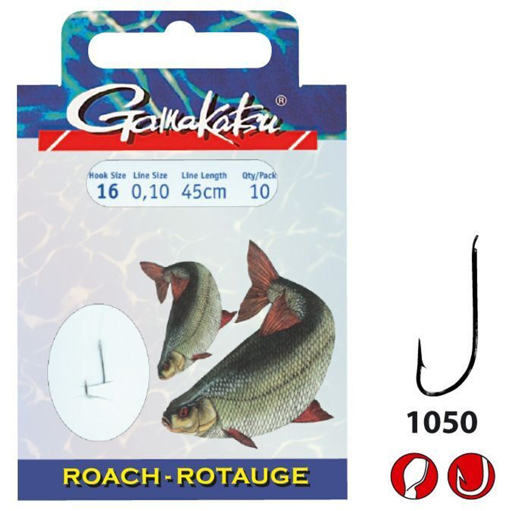 Крючок Gamakatsu Hook BKS-1050N Roach 70см №18 d0.08