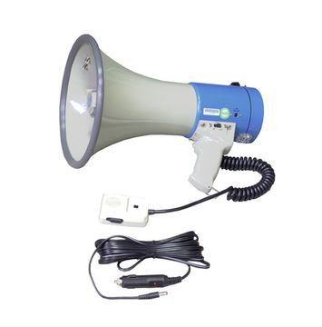 SHOW ER66SD - Мегафон ручной 25 Вт,вын.микр.,сир, 12 В, 8 батарей тип"С" вес 1,65 кг, пластик