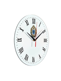 Настенные часы "Эмблема Пограничной службы 02 39" Декор для дома, подарок