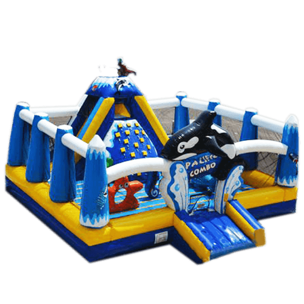 Коммерческий надувной батут "Океан"