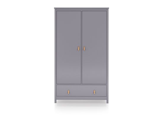 Шкаф Wood 2-х створчатый (серый)