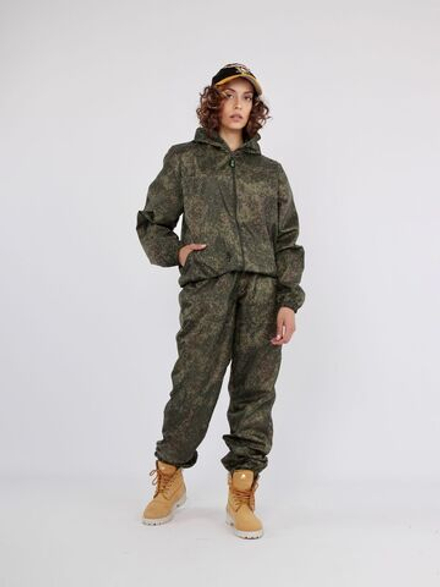 Костюм для активного отдыха Prival Ветровлагозащитный, женский, кмф Пиксель