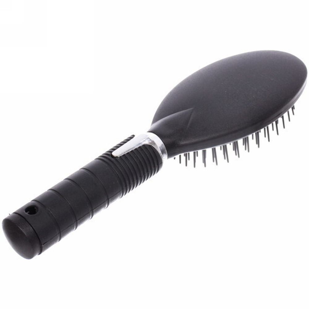 Расчески в наборе 3шт и зеркало в коробке «Beauty Home», цвет черный, 23,5*11*8см