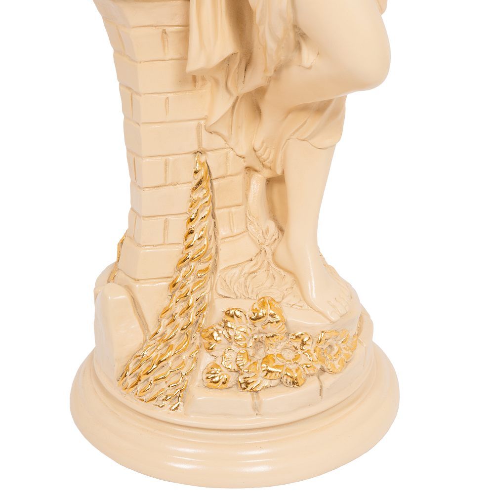 Подставка декоративная Девушка с кувшином №340/2 Айвори