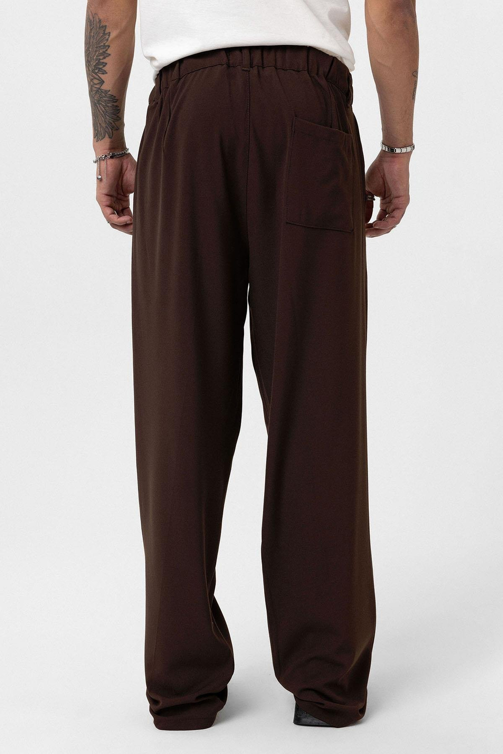 Брюки мужские широкие к костюму оверсайз