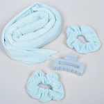 Бигуди лента для укладки волос безупречные локоны «Curling», цвет небесно-голубой, 3,5/151см