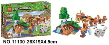 Конструктор BELA Minecraft Сокровищница в лесу у водопада , 162 дет. арт. 11130