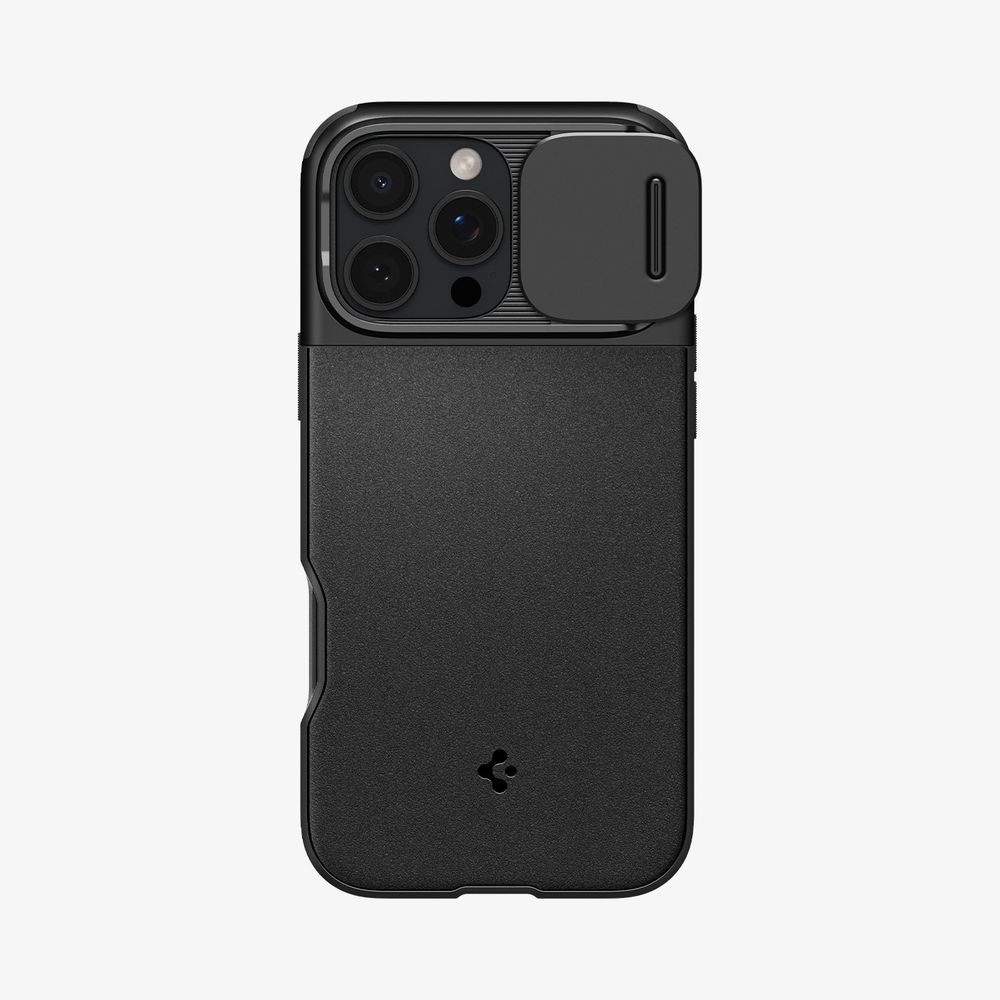 Чехол Spigen Optik Armor Magsafe, black - iPhone 16 Pro