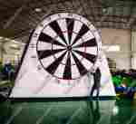 Надувной дартс «Белый» на подкачке, диаметр 4,5 м, размер 4,5×1,5×4,5 м