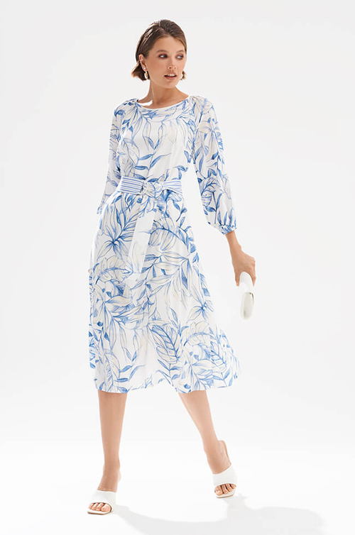 51768 Платье женское (синий принт)