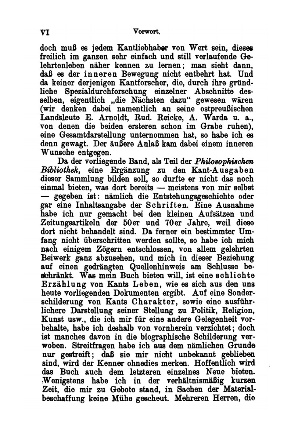 Immanuel Kants Leben | Karl Vorländer