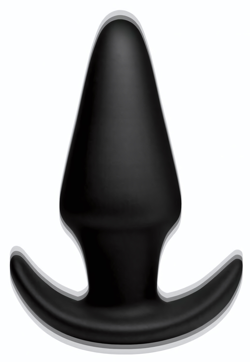 Черная анальная вибропробка Kinetic Thumping 7X Large Anal Plug - 13,3 см. (Цвет: черный)