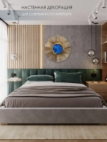 Металлический декор "Голубая планета"