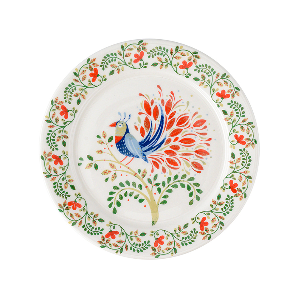 Набор тарелок fantail bird из коллекции birds of paradise в подарочной упаковке, D18 см, 2 шт.
