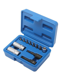 Набор для обслуживания кондиционеров а/м 1/4''12пр., в кейсе RockForce##Rock FORCE RF-4061112