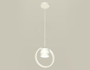 Комплект подвесного поворотного светильника с акрилом 1*GX53 XB9101152 SWH/FR белый песок/белый матовый (C9101, N8444) Techno DIY System Complects Ambrella